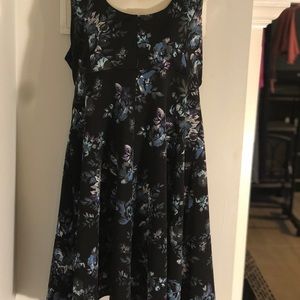 Torrid size 1 flower skater dress